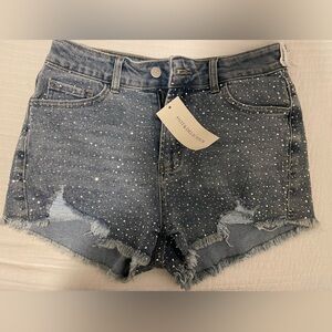 Hot & Delicious Jean Sparkly Shorts